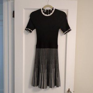 EUC Black and White Patterned Ted Baker London Dress